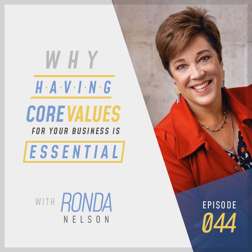 Core Values - Ronda Nelson