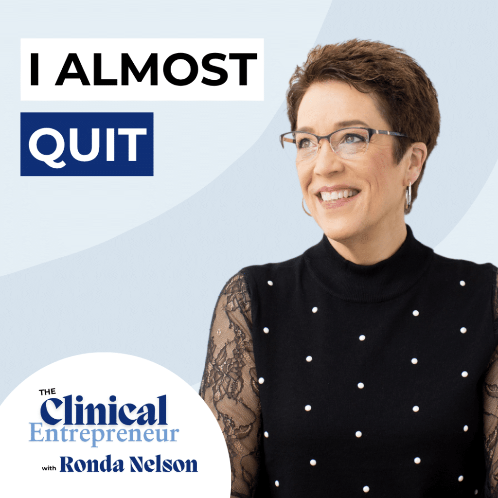 Ronda Nelson discussing the emotional weight and professional isolation of owning a wellness practice