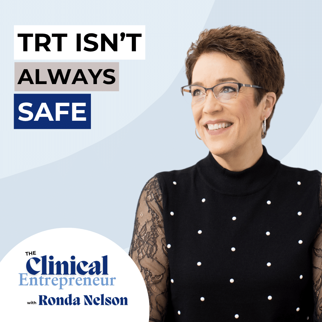 A wellness practitioner reviewing lab results with a male patient before considering testosterone replacement therapy.